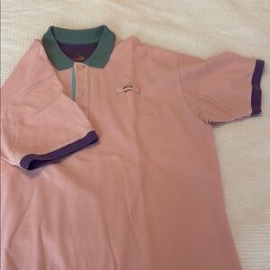 Orvis Pink and Teal Polo with Purple Accents